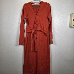 Peace Love World Women's French Terry Tie Waist Dress Size XS